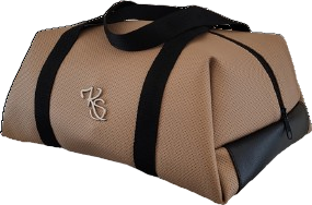 Glacière "Duo" Sac isotherme beige perforé et noir