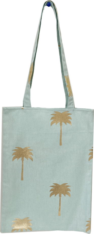 Tote-bag palmiers dorés