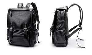 sac à dos noir vintage